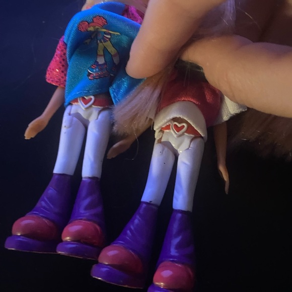 Set Lot 2 Rare! Vintage Goldlok Toys Barbie Type Teen Dolls Blonde 90s Clothes - Picture 3 of 6